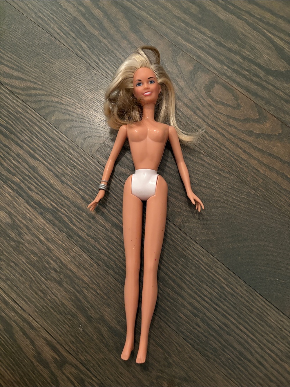 Blonde Fashion Doll with White Undergarment